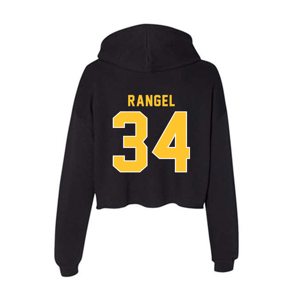 GMU - NCAA Softball : Alyssa Rangel - Women's Crop Fleece Hoodie-1