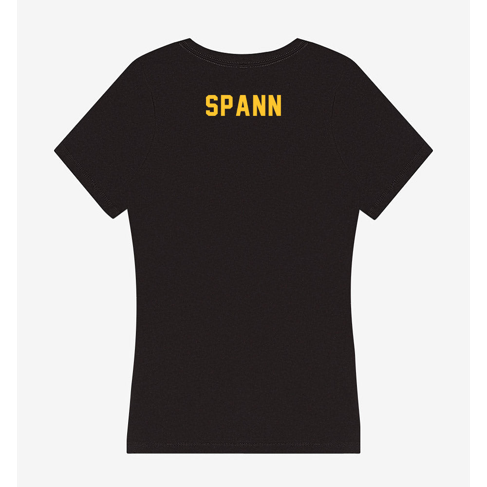 GMU - NCAA Men's Track & Field : Mounir Spann - Women's V-Neck T-Shirt-1