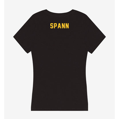 GMU - NCAA Men's Track & Field : Mounir Spann - Women's V-Neck T-Shirt-1