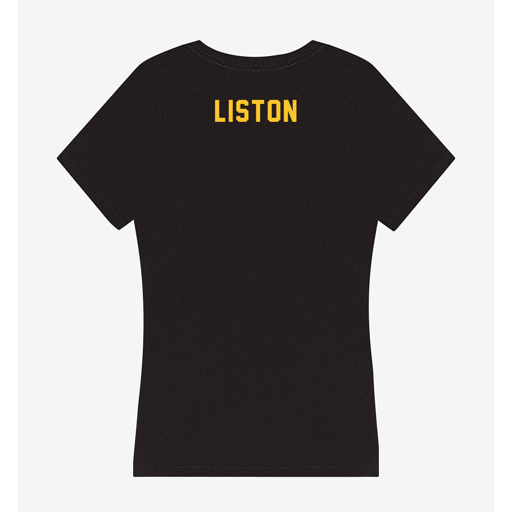 GMU - NCAA Women's Swimming & Diving : Landry Liston - Women's V-Neck T-Shirt-1