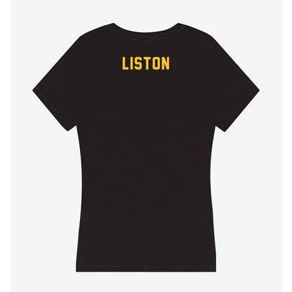 GMU - NCAA Women's Swimming & Diving : Landry Liston - Women's V-Neck T-Shirt-1