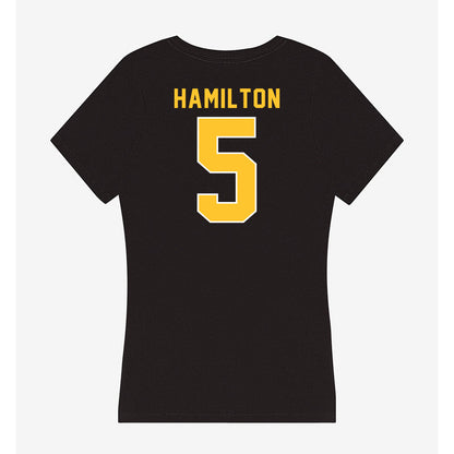 GMU - NCAA Women's Volleyball : Kiera Hamilton - Women's V-Neck T-Shirt-1