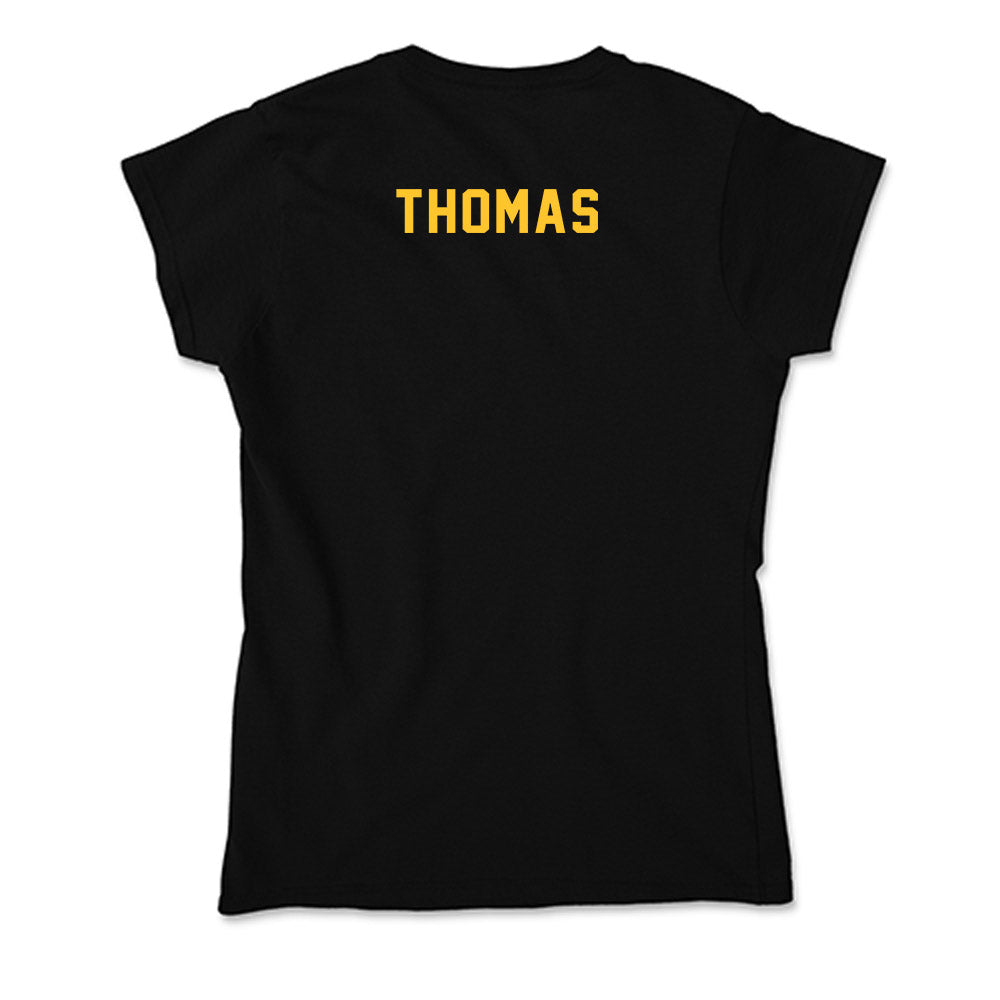 GMU - NCAA Women's Track & Field : Laila Thomas - Soft Style Women’s T-Shirt-1