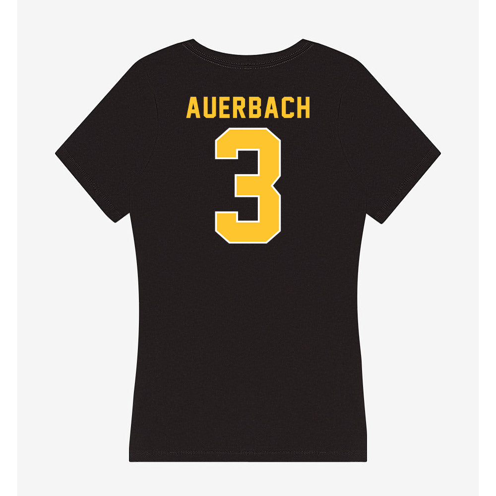 GMU - NCAA Softball : Payton Auerbach - Women's V-Neck T-Shirt-1