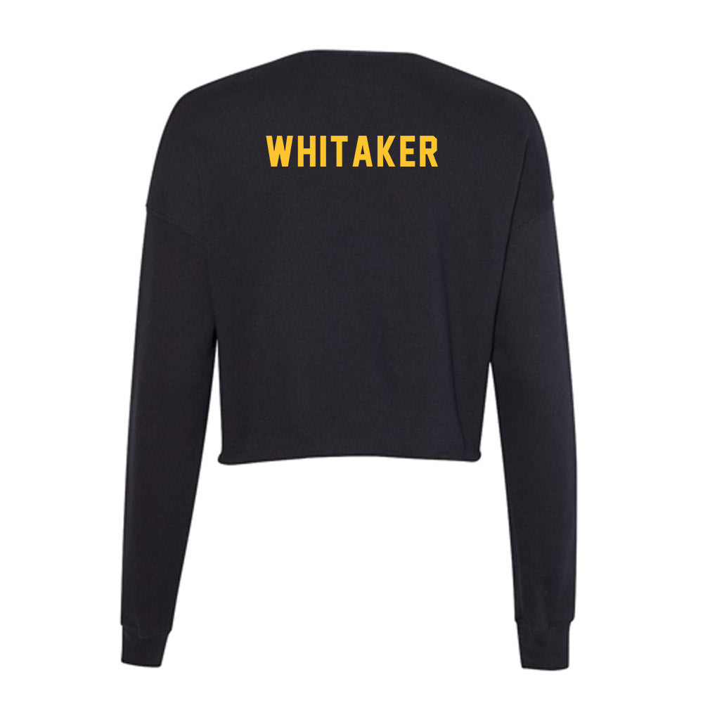 GMU - NCAA Men's Track & Field : Kayden Whitaker - Women's Cropped Crew Fleece-1