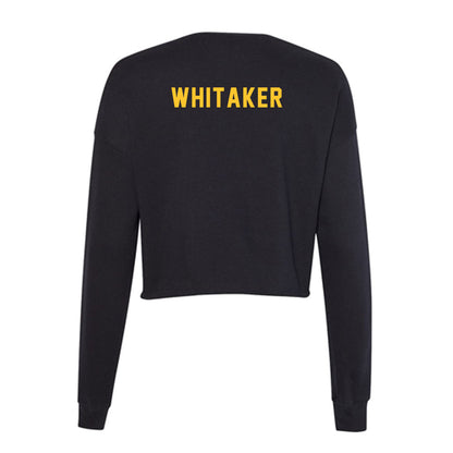 GMU - NCAA Men's Track & Field : Kayden Whitaker - Women's Cropped Crew Fleece-1