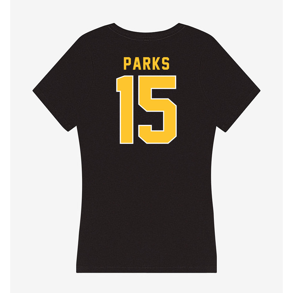 GMU - NCAA Baseball : Brandon Parks - Women's V-Neck T-Shirt-1