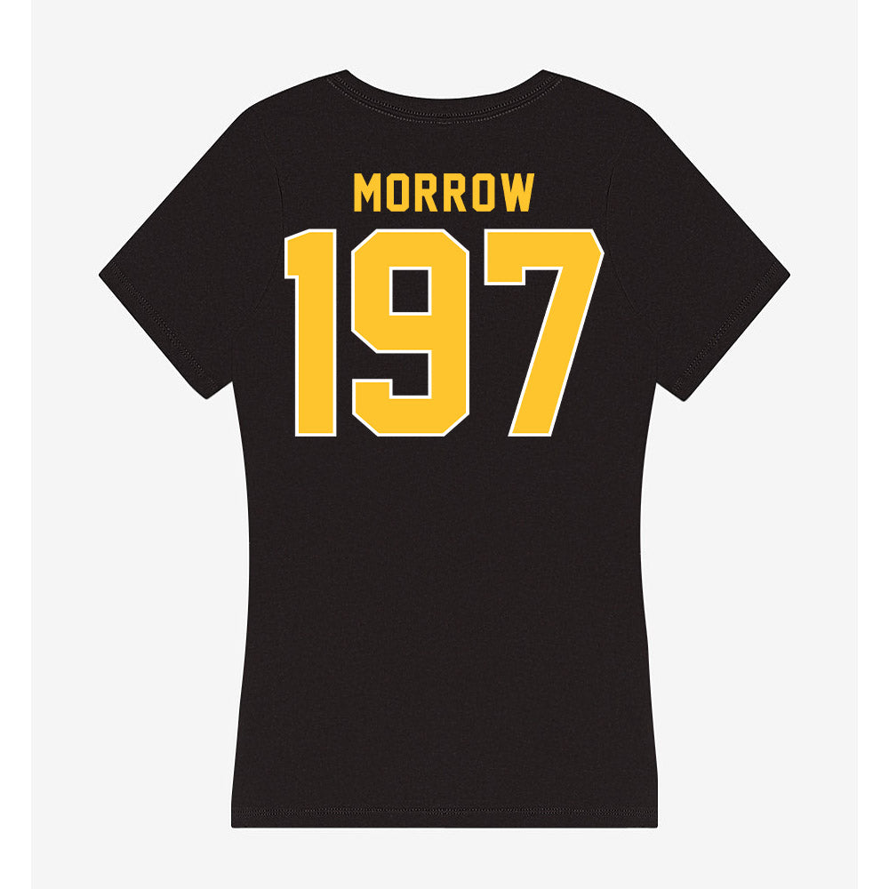GMU - NCAA Wrestling : Jamil Morrow - Women's V-Neck T-Shirt-1