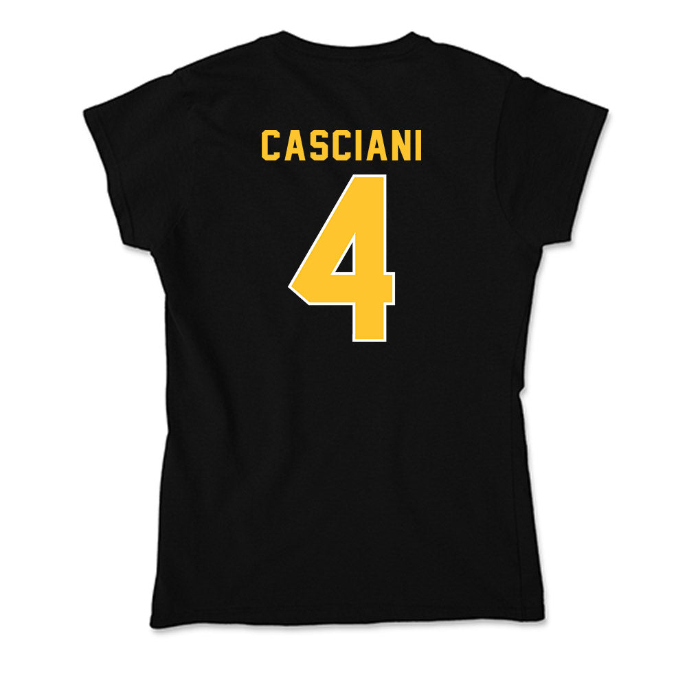 GMU - NCAA Women's Soccer : Mia Casciani - Soft Style Women’s T-Shirt-1