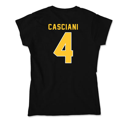 GMU - NCAA Women's Soccer : Mia Casciani - Soft Style Women’s T-Shirt-1
