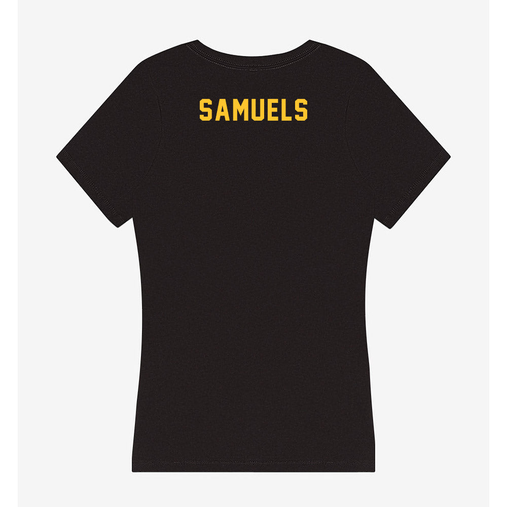 GMU - NCAA Men's Track & Field : Mason Samuels - Women's V-Neck T-Shirt-1