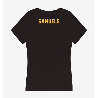 GMU - NCAA Men's Track & Field : Mason Samuels - Women's V-Neck T-Shirt-1