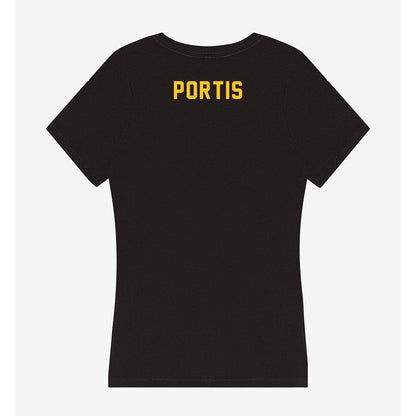 GMU - NCAA Men's Track & Field : Cameron Portis - Women's V-Neck T-Shirt-1