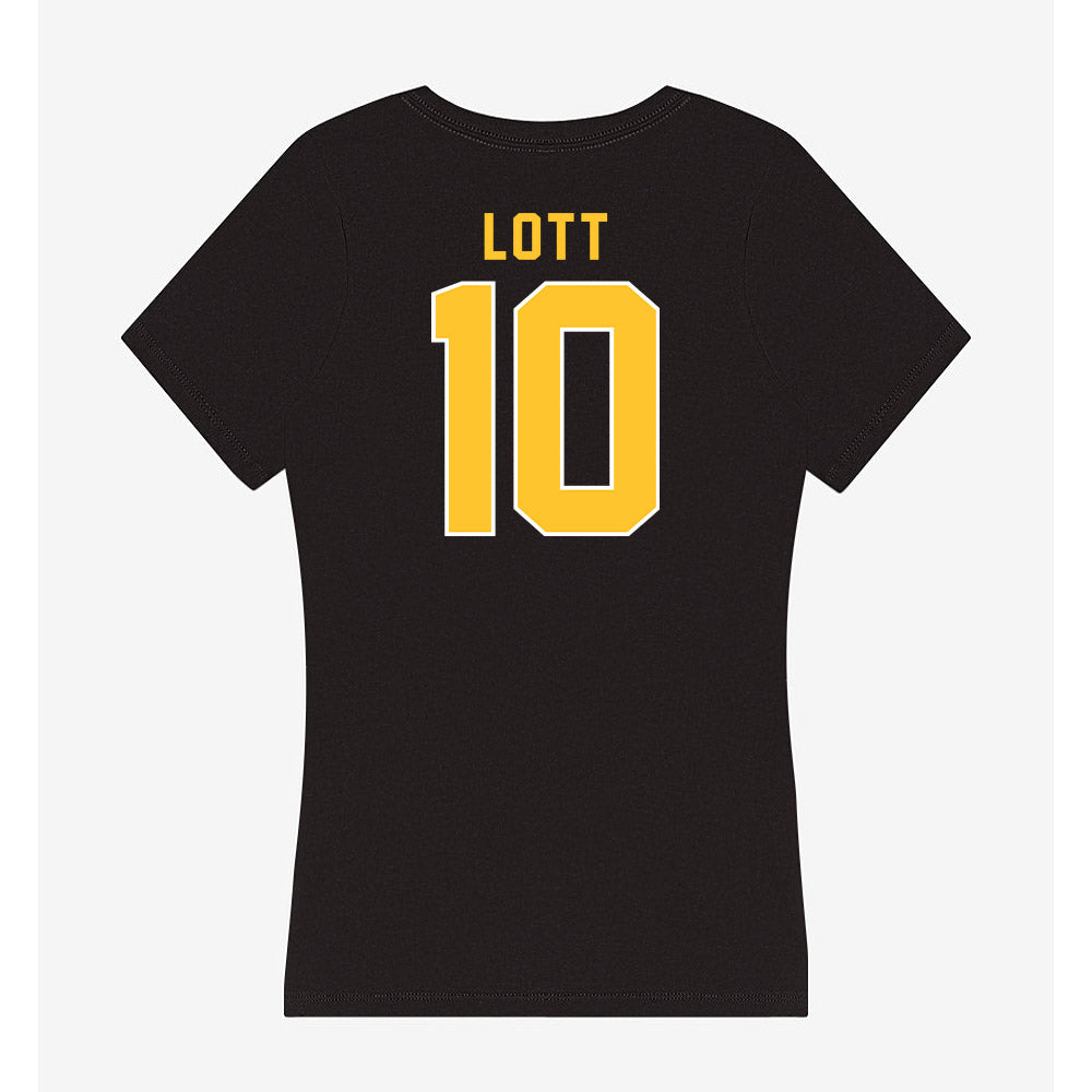 GMU - NCAA Women's Volleyball : Jaylin Lott - Women's V-Neck T-Shirt-1