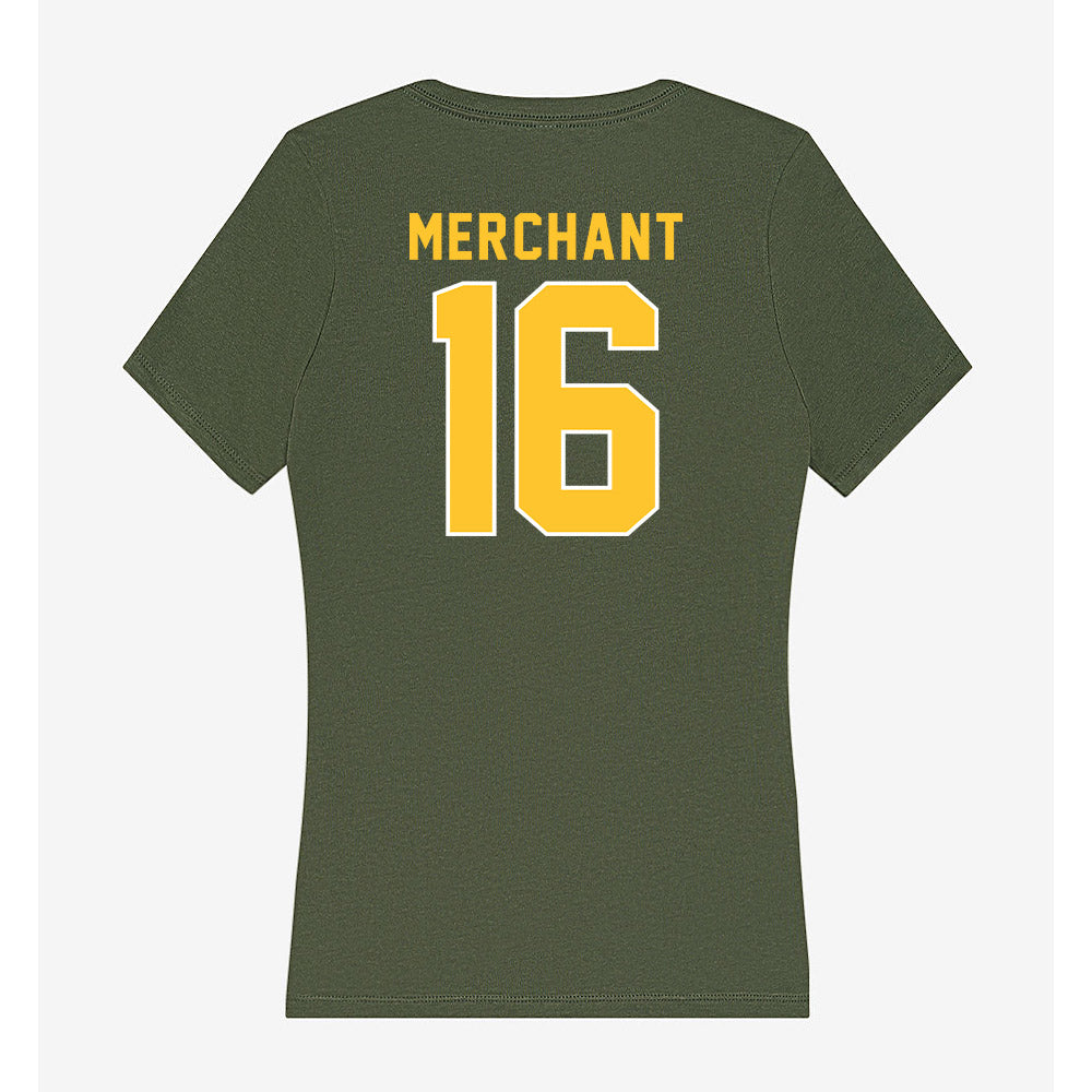 GMU - NCAA Women's Soccer : Abigail Merchant - Women's V-Neck T-Shirt-1