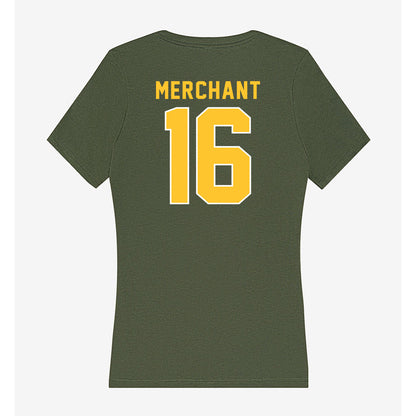 GMU - NCAA Women's Soccer : Abigail Merchant - Women's V-Neck T-Shirt-1
