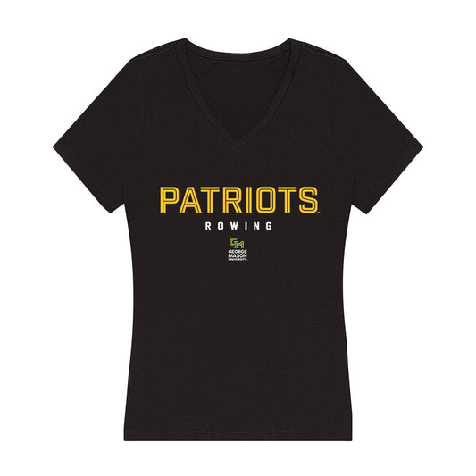 GMU - NCAA Women's Rowing : Anabela Shearer - Women's V-Neck T-Shirt-0