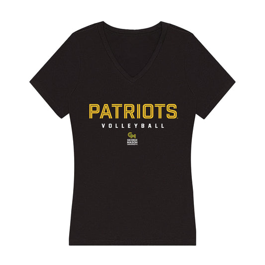 GMU - NCAA Women's Volleyball : Gabriella Gelfound - Women's V-Neck T-Shirt-0