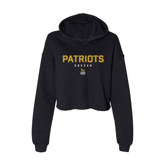 GMU - NCAA Men's Soccer : Jaime Godinho - Women's Crop Fleece Hoodie-0