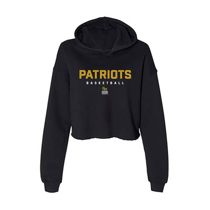 GMU - NCAA Men's Basketball : Brayden OConnor - Women's Crop Fleece Hoodie-0