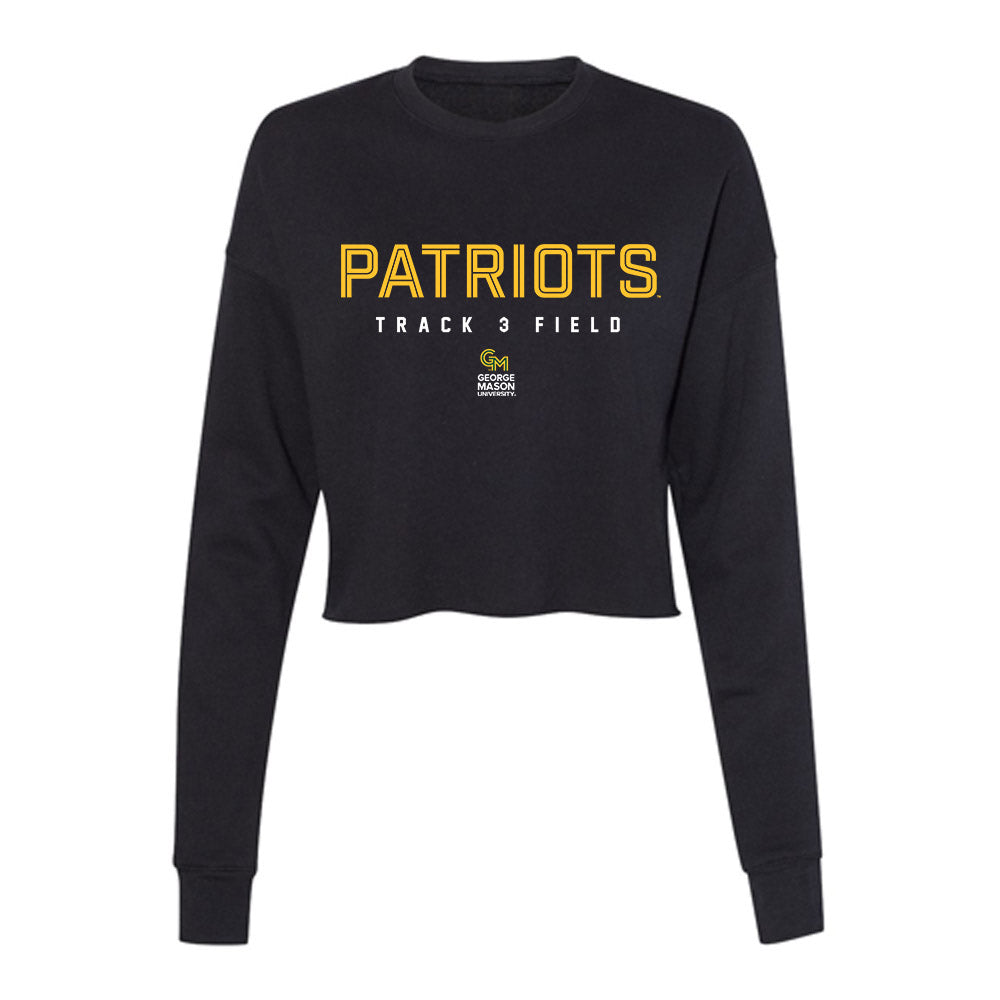 GMU - NCAA Men's Track & Field : Kayden Whitaker - Women's Cropped Crew Fleece-0