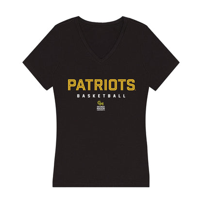 GMU - NCAA Women's Basketball : Nekhu Mitchell - Women's V-Neck T-Shirt-0