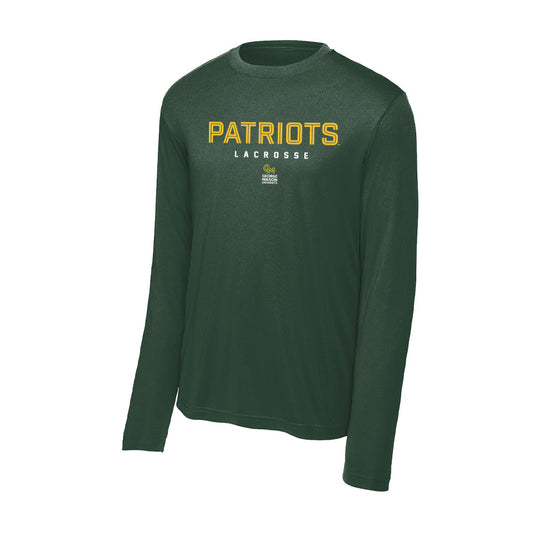 GMU - NCAA Women's Lacrosse : Emily Barnette - Activewear Long Sleeve T-Shirt-0