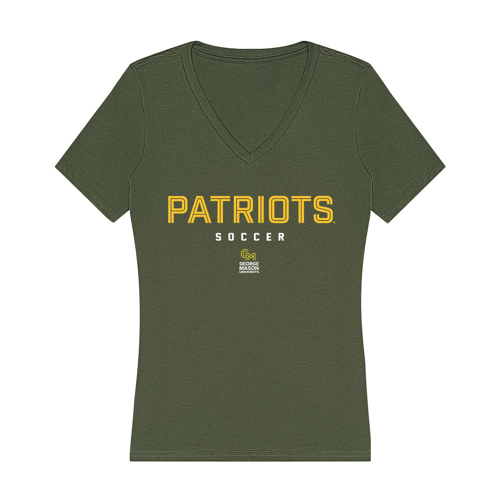 GMU - NCAA Women's Soccer : Kasey Maida - Women's V-Neck T-Shirt-0