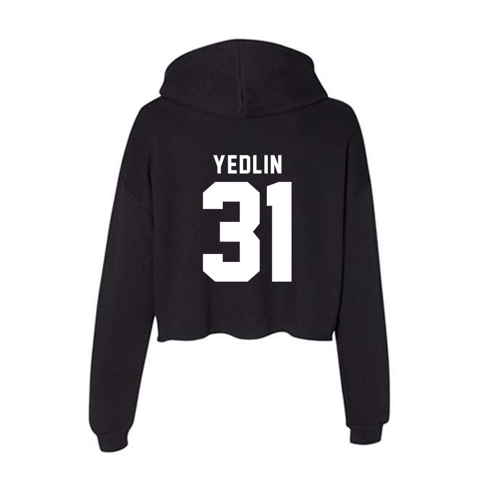 Loyola - NCAA Men's Soccer : Ori Yedlin - Women's Crop Fleece Hooded Sweatshirt-1