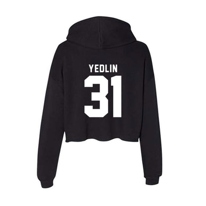 Loyola - NCAA Men's Soccer : Ori Yedlin - Women's Crop Fleece Hooded Sweatshirt-1