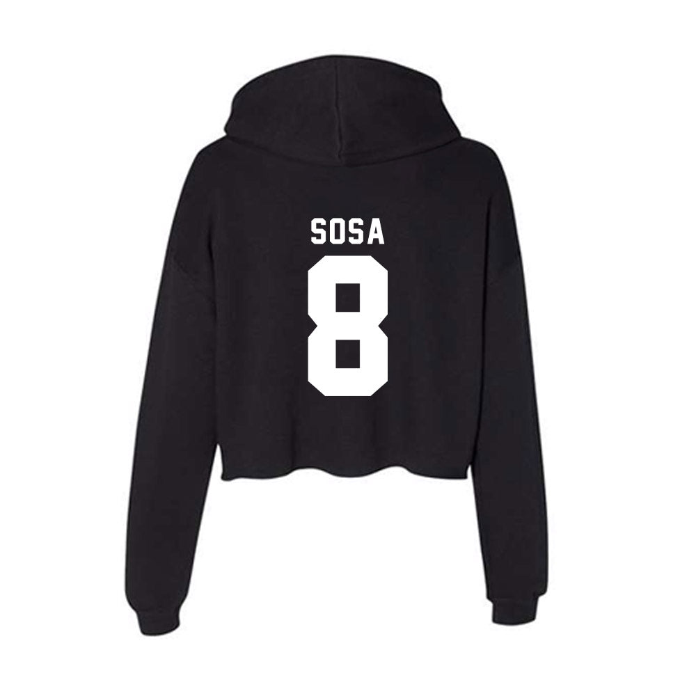 Loyola - NCAA Men's Volleyball : Aleksandar Sosa - Women's Crop Fleece Hoodie-1