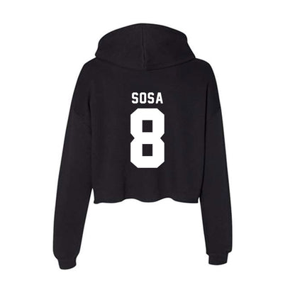 Loyola - NCAA Men's Volleyball : Aleksandar Sosa - Women's Crop Fleece Hoodie-1
