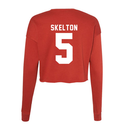 Loyola - NCAA Women's Soccer : Ella Skelton - Women's Cropped Crew Fleece-1