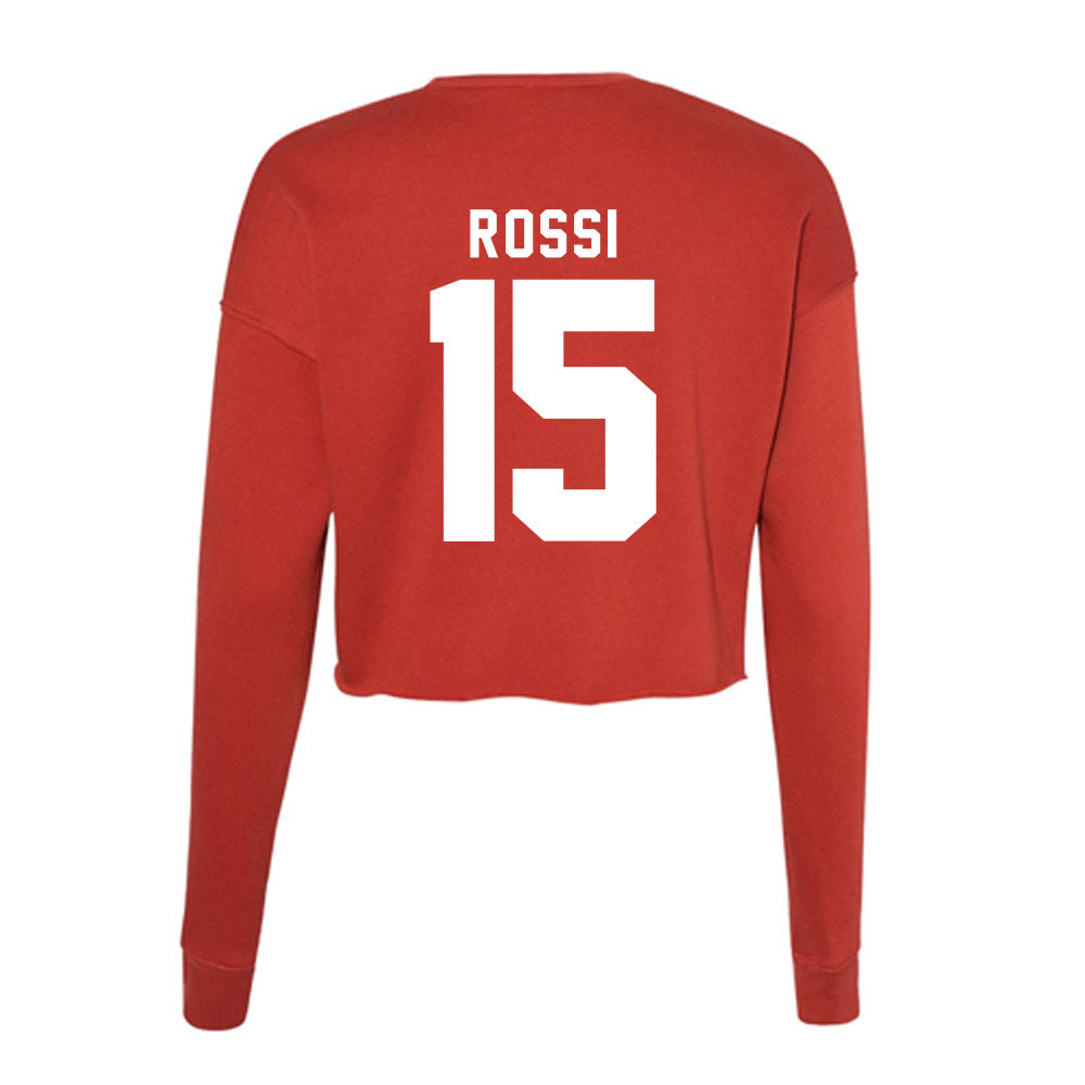 Loyola - NCAA Women's Soccer : Emily Rossi - Women's Cropped Crew Fleece-1