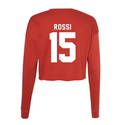 Loyola - NCAA Women's Soccer : Emily Rossi - Women's Cropped Crew Fleece-1