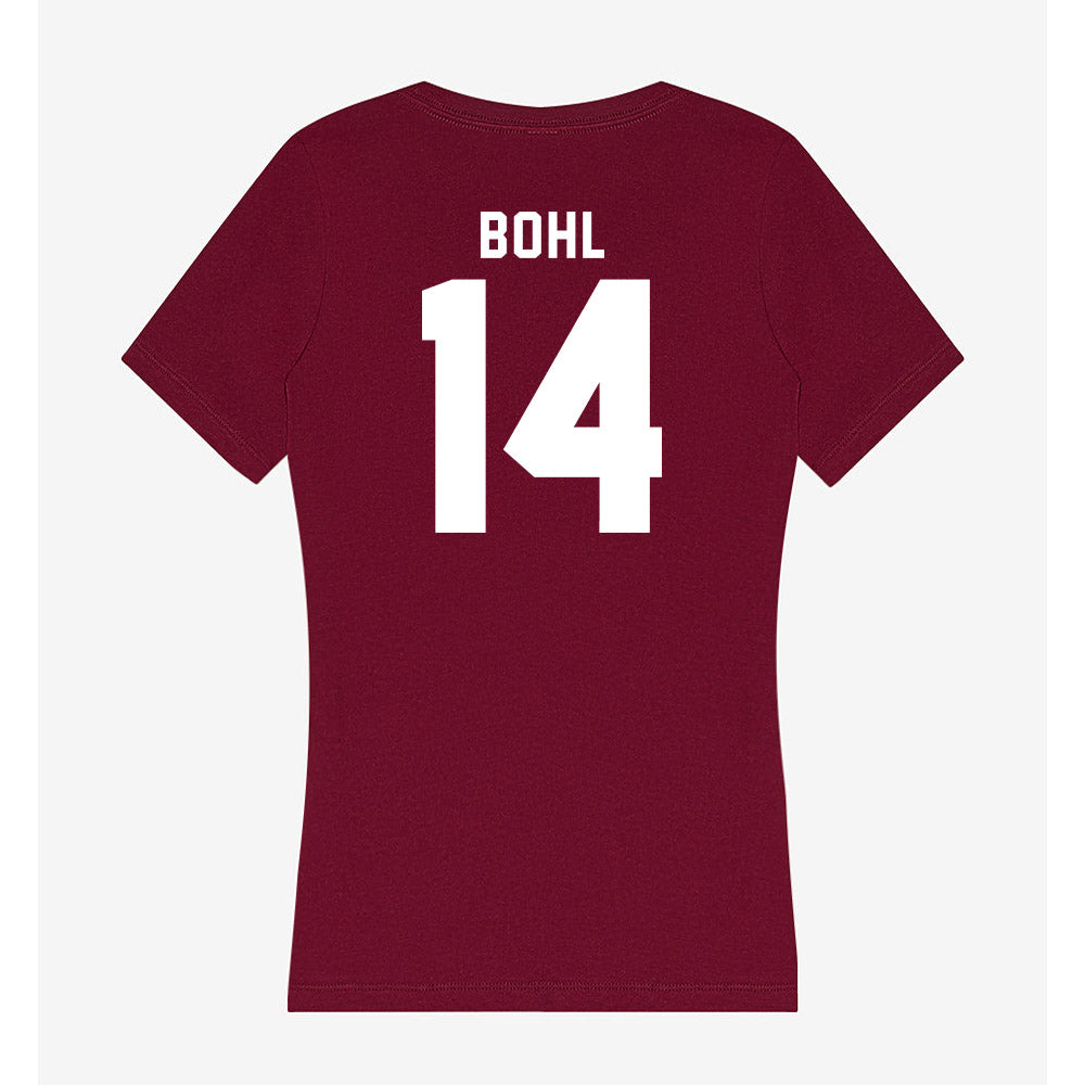 Loyola - NCAA Women's Volleyball : Mallory Bohl - Women's V-Neck T-Shirt-1