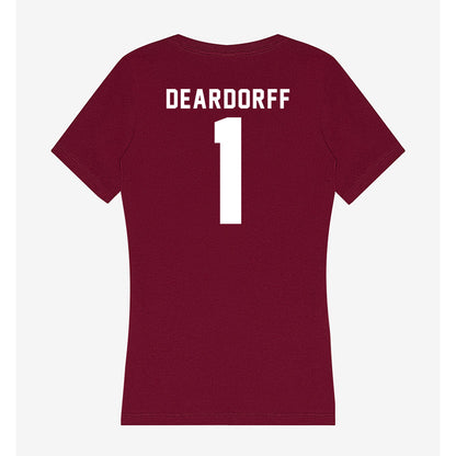 Loyola - NCAA Women's Soccer : Allison Deardorff - Women's V-Neck T-Shirt-1