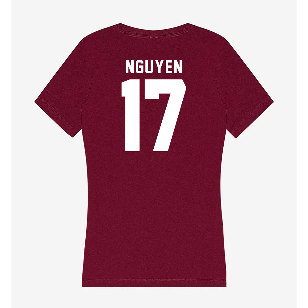 Loyola - NCAA Women's Volleyball : Leyna Nguyen - Women's V-Neck T-Shirt-1