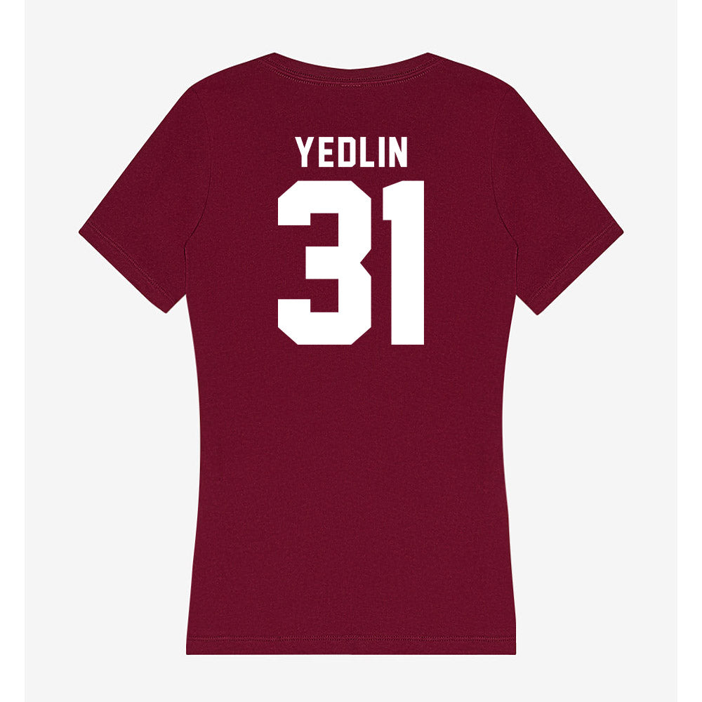Loyola - NCAA Men's Soccer : Ori Yedlin - Women's V-Neck T-Shirt-1