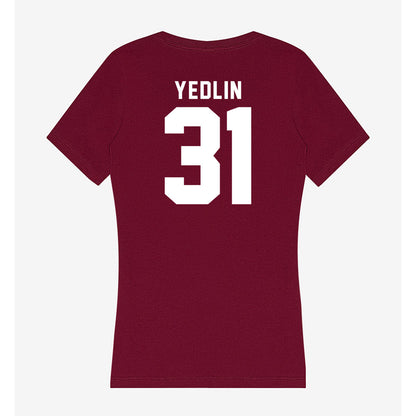 Loyola - NCAA Men's Soccer : Ori Yedlin - Women's V-Neck T-Shirt-1
