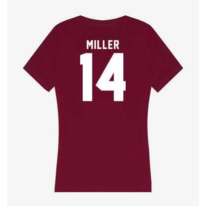 Loyola - NCAA Softball : Evelyn Miller - Women's V-Neck T-Shirt-1