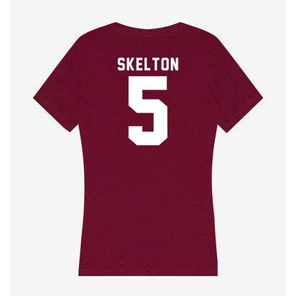 Loyola - NCAA Women's Soccer : Ella Skelton - Women's V-Neck T-Shirt-1
