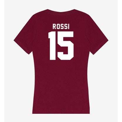 Loyola - NCAA Women's Soccer : Emily Rossi - Women's V-Neck T-Shirt-1