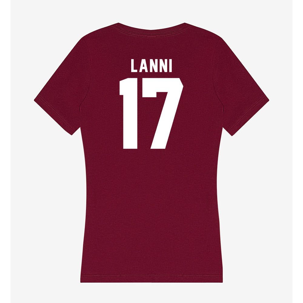 Loyola - NCAA Women's Soccer : Mia Lanni - Women's V-Neck T-Shirt-1