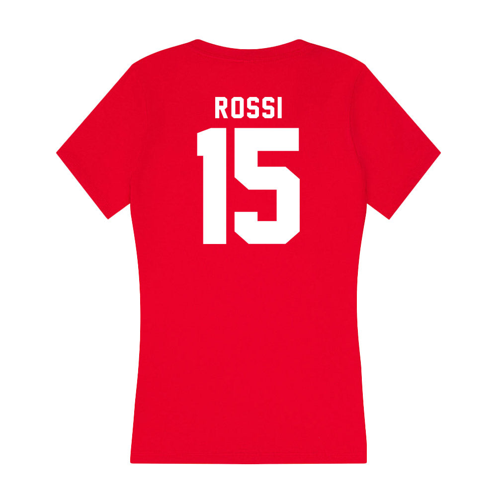 Loyola - NCAA Women's Soccer : Emily Rossi - Women's V-Neck T-Shirt-1