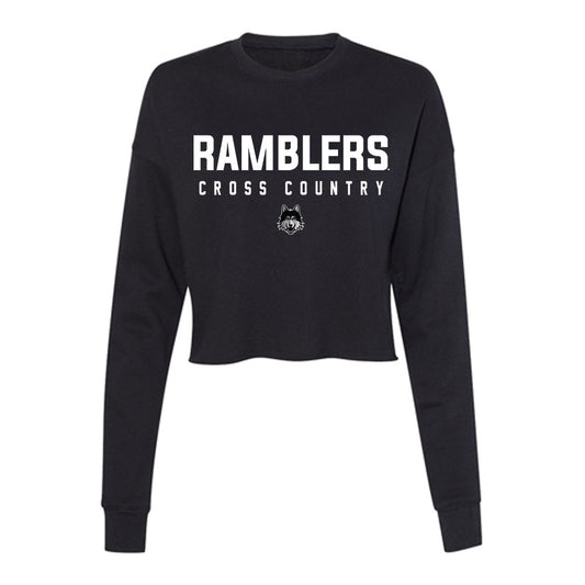 Loyola - NCAA Women's Cross Country : Natalya Kuchenbuch - Women's Cropped Crew Fleece-0