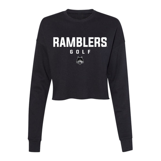 Loyola - NCAA Women's Golf : Reese Kite - Women's Cropped Crew Fleece-0