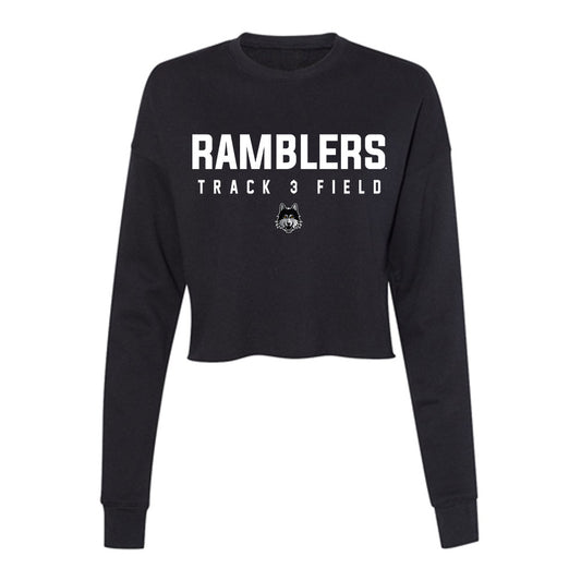 Loyola - NCAA Men's Track & Field : Colby Revord - Women's Cropped Crew Fleece-0
