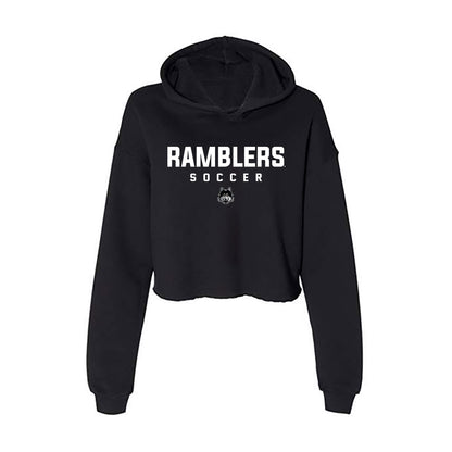 Loyola - NCAA Men's Soccer : Ori Yedlin - Women's Crop Fleece Hooded Sweatshirt-0