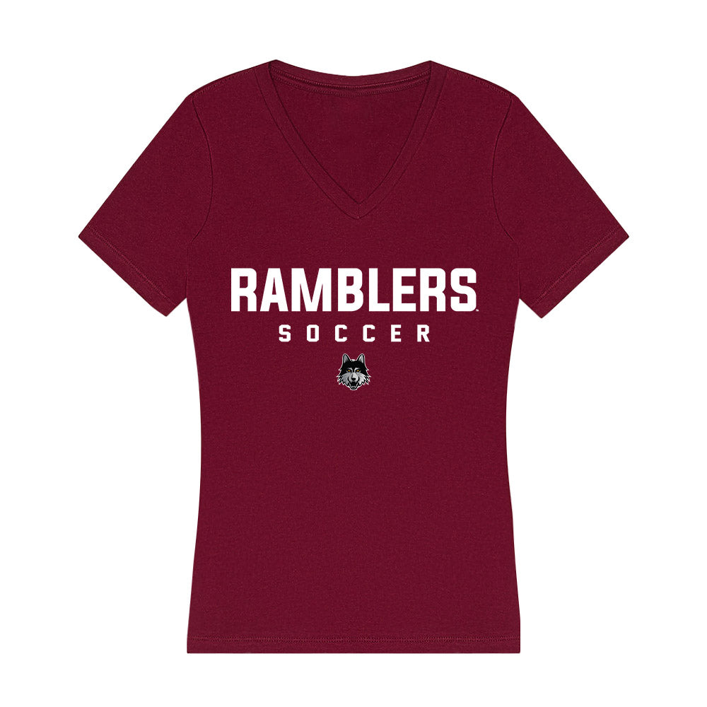 Loyola - NCAA Men's Soccer : Ori Yedlin - Women's V-Neck T-Shirt-0